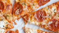 3 Cheese Rosemary and Pepperoni Pizza 3 Cheese Rosemary and Pepperoni Pizza