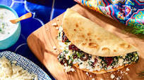 Spinach Stuffed Pitas Spinach Stuffed Pitas