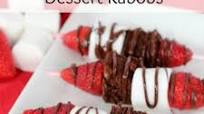 Chocolate Strawberry Dessert Kabobs for Valentine's Day Chocolate Strawberry Dessert Kabobs for Valentine's Day