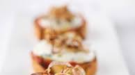 Bruschetta with Buffalo Mozzarella and Roasted Onions Bruschetta with Buffalo Mozzarella and Roasted Onions