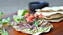 Avocado and Carnitas Tostadas Avocado and Carnitas Tostadas