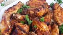 Crispy Savory Pomegranate Spicy Wings Crispy Savory Pomegranate Spicy Wings