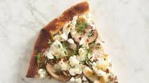 Mushroom Pizza With Goat Cheese Mushroom Pizza With Goat Cheese