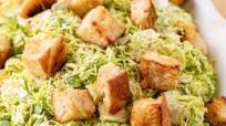 Spicy Brussels Caesar Salad Spicy Brussels Caesar Salad