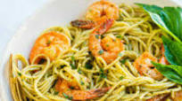 Shrimp Pesto Pasta Shrimp Pesto Pasta