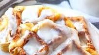 Mini Cinnamon Roll Waffles Mini Cinnamon Roll Waffles