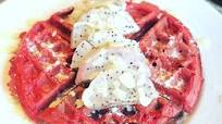 Beetroot Waffles Beetroot Waffles