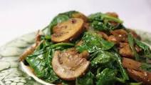 Mushrooms and Spinach Italian Style Mushrooms and Spinach Italian Style
