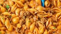Creamy Beef and Shells Creamy Beef and Shells