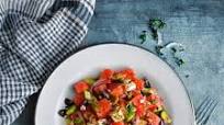 Greek Watermelon Salad (10 Minutes with Chili Lime Seasoning) Greek Watermelon Salad (10 Minutes with Chili Lime Seasoning)