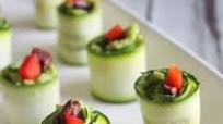 Zucchini Roll Ups with Guacamole Zucchini Roll Ups with Guacamole