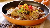 Sliced Pork Fillet with Mustard and Mushrooms Sliced Pork Fillet with Mustard and Mushrooms