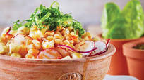Pozole rojo en ensalada Pozole rojo en ensalada