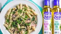 Low FODMAP Pasta with Spinach, Prosciutto & Peas Low FODMAP Pasta with Spinach, Prosciutto & Peas