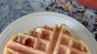 Dairy Free Waffles (made with water)