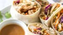Peanut Chicken Wraps Peanut Chicken Wraps