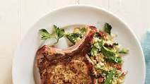 Lemon Pork Chops with Quinoa Salad Lemon Pork Chops with Quinoa Salad