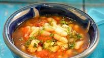 White haricot bean and tomato soup White haricot bean and tomato soup