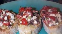 Tomatoes, Feta and Black Olives Bruschetta Tomatoes, Feta and Black Olives Bruschetta