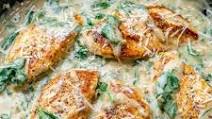 Keto Chicken Florentine – Creamy Chicken in White Sauce Keto Chicken Florentine – Creamy Chicken in White Sauce