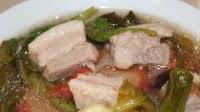 Pork in Tamarind Soup with Taro SInigang Recipe Pork in Tamarind Soup with Taro SInigang Recipe