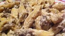 Easy Baked Ziti Alfredo Easy Baked Ziti Alfredo
