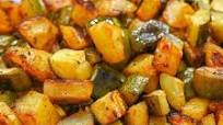 Baked Potatoes and Zucchini Baked Potatoes and Zucchini
