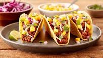 Beef Tacos with Mango Salsa Beef Tacos with Mango Salsa