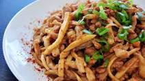 Sautéed Shredded Pork With Mushrooms Sautéed Shredded Pork With Mushrooms