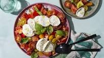 Heirloom caprese salad Heirloom caprese salad