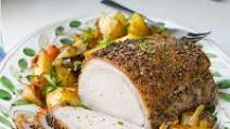 Herb Crusted Pork Loin with Pan Gravy Herb Crusted Pork Loin with Pan Gravy