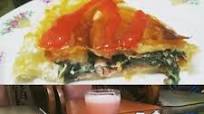 Cheesy egg and spinach pie pastry Cheesy egg and spinach pie pastry