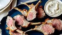 Air Fryer Rack of Lamb with Roasted Garlic Aioli Air Fryer Rack of Lamb with Roasted Garlic Aioli