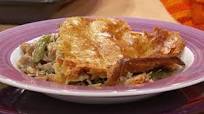 Chicken and Mushroom Casserole with Homemade Pastry Top Chicken and Mushroom Casserole with Homemade Pastry Top