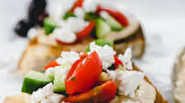Mediterranean Hummus Toast Mediterranean Hummus Toast