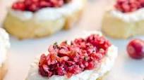 Cranberry Cream Cheese Bruschetta Cranberry Cream Cheese Bruschetta
