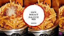 Instant Pot Meat Sauce And Pasta Recipe Instant Pot Meat Sauce And Pasta Recipe