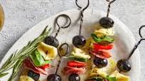 Tortellini, Pepper & Salami Antipasto Skewers Tortellini, Pepper & Salami Antipasto Skewers