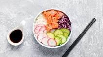 Salmon poke bowl Salmon poke bowl