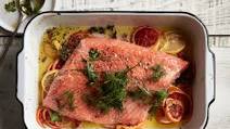 Slow-Roasted Citrus Salmon With Herb Salad Slow-Roasted Citrus Salmon With Herb Salad