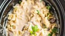 Slow Cooker Beef Stroganoff Slow Cooker Beef Stroganoff