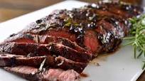 Grilled Rosemary Balsamic Flat Iron Steak Grilled Rosemary Balsamic Flat Iron Steak