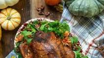 Smoked Turkey with Candied Pecan and Apple Stuffing Smoked Turkey with Candied Pecan and Apple Stuffing