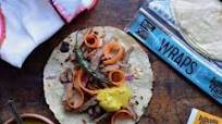 Tacos Arabes with Carrot-Avocado Crema Tacos Arabes with Carrot-Avocado Crema