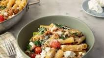 Rigatoni with Sausage, Spinach, and Goat Cheese Rigatoni with Sausage, Spinach, and Goat Cheese