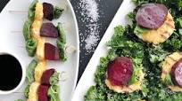 Roasted Beet and Fried Mozzarella Caprese Skewers Roasted Beet and Fried Mozzarella Caprese Skewers