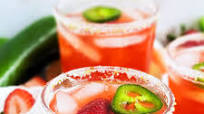 Spicy Strawberry Jalapeño Margarita Spicy Strawberry Jalapeño Margarita