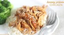 Healthy Honey Sesame Chicken Slow Cooker Recipe - 7 Weight Watchers Freestyle Points Healthy Honey Sesame Chicken Slow Cooker Recipe - 7 Weight Watchers Freestyle Points