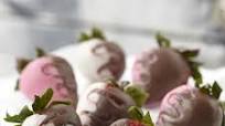 Half-and-Half Swirled Strawberries Half-and-Half Swirled Strawberries
