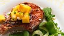 Pork chops with mango salsa Pork chops with mango salsa
